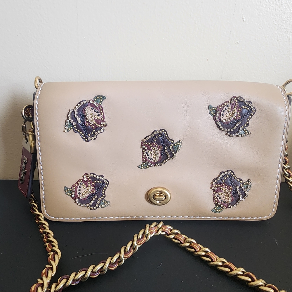 Coach Rose Applique Dinky